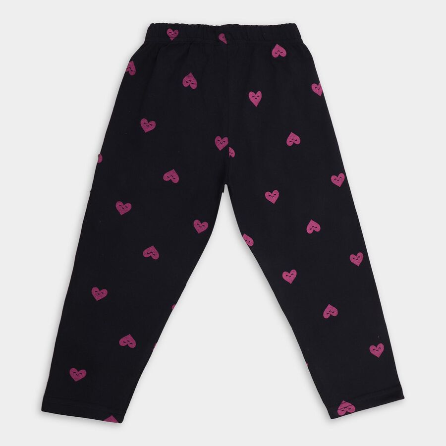 Girls' Pyjama, Navy Blue, large image number null