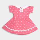 Infants' 100% Cotton Frock , गुलाबी, small image number null