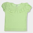 Girls' T-Shirt , हल्का हरा, small image number null