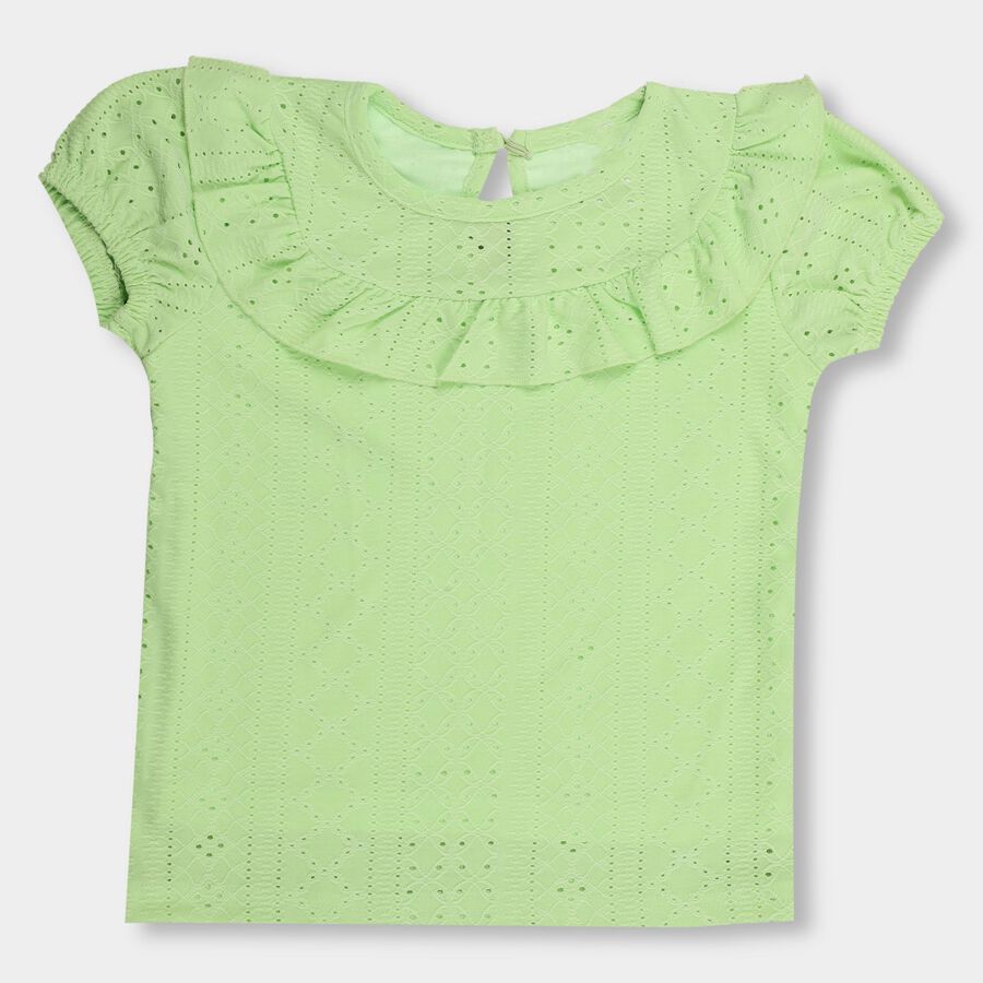 Girls' T-Shirt , हल्का हरा, large image number null