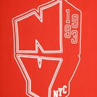 Boys' Half Sleeves T-Shirt, Red, small