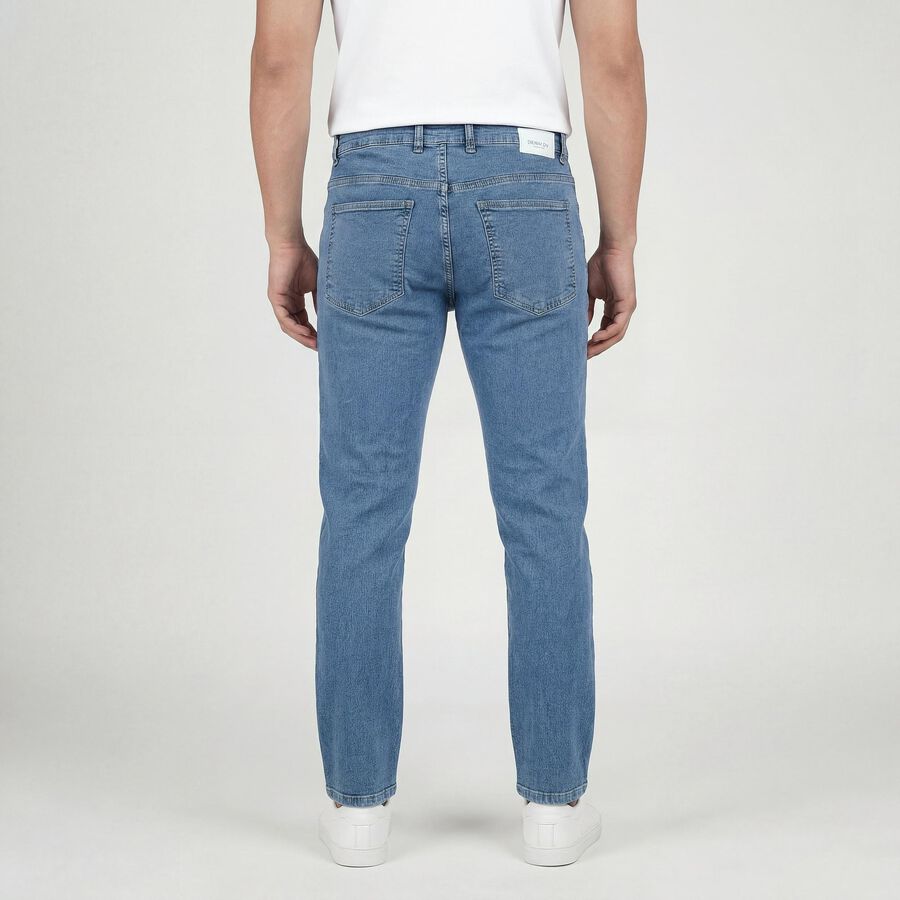 Men's Light Blue Slim Fit Jeans, Light Blue, large