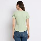 Ladies' Round Neck T-Shirt, Light Green, small image number null