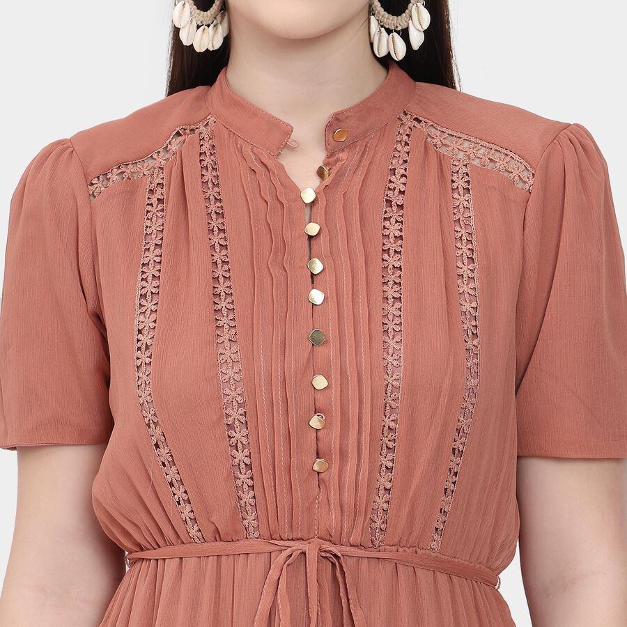 Ladies' Dress , गुलाबी, large