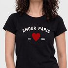 Women Black Round Neck Regular T-Shirt, Black, small