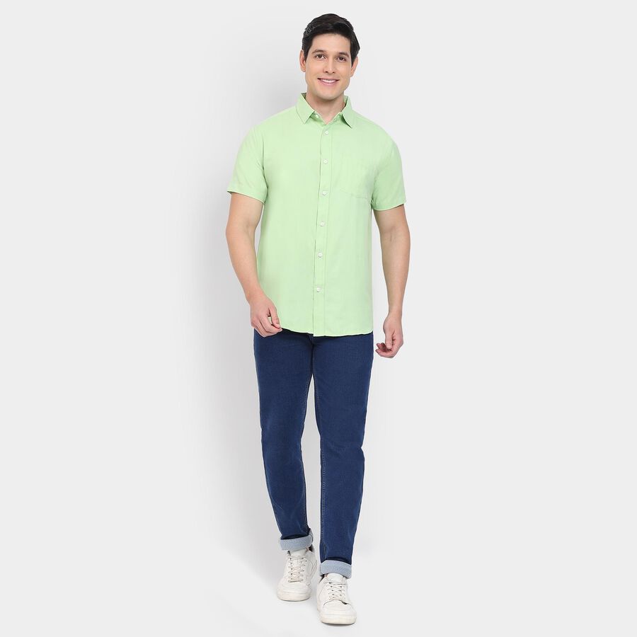 Men's Casual Shirt, Light Green, large image number null