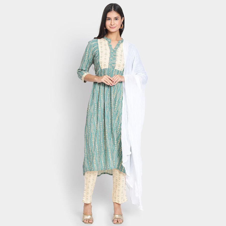 Ladies' Dupatta, White, large image number null