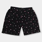 Girls' Pull Ups Shorts , काला, small image number null