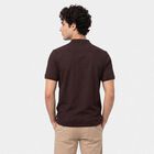 Men's Wine Polo Neck Polo T-Shirt, Wine, small