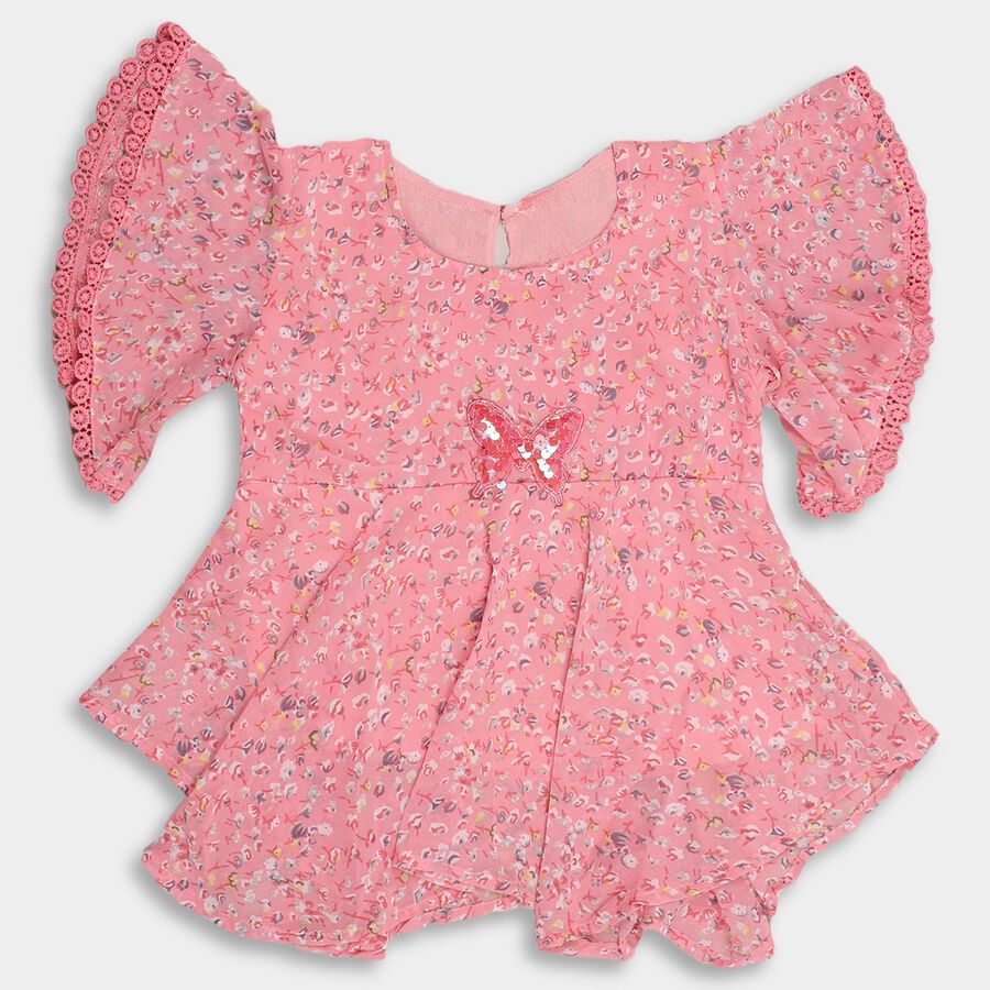 Girls' T-Shirt , गुलाबी, large image number null