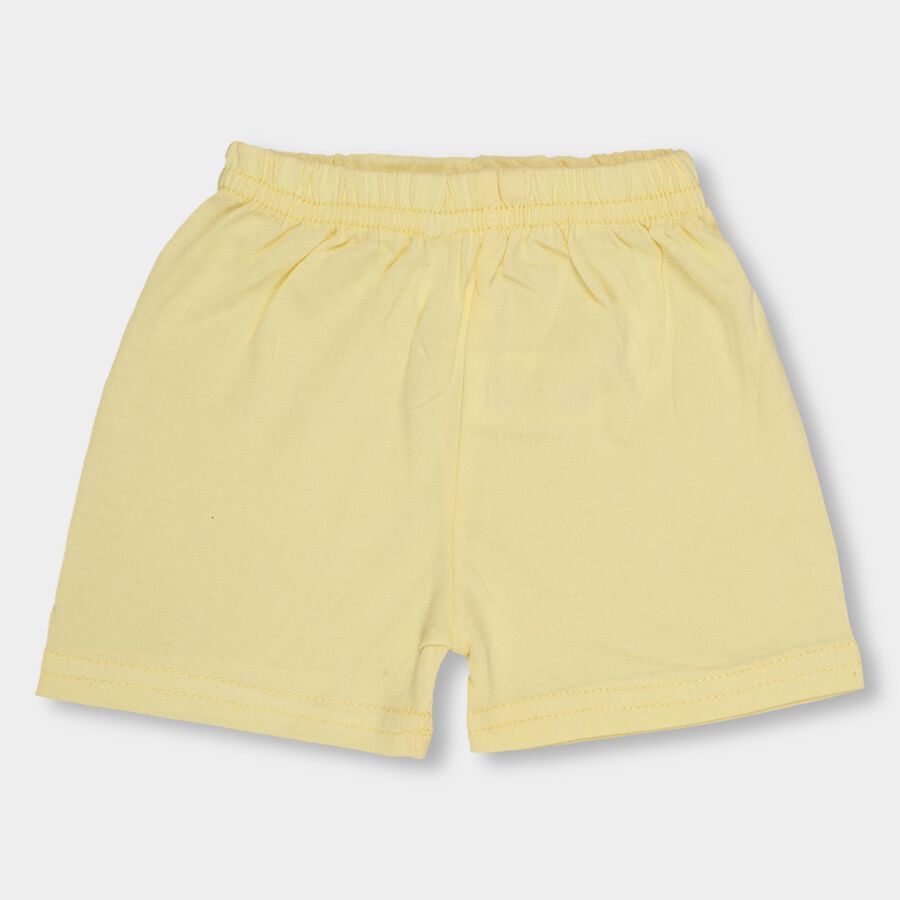 Infants' 100% Cotton Half Pant , पीला, large image number null