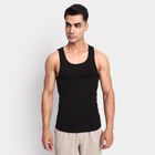 Men's 100% Cotton Gym T-Shirt, काला, small image number null