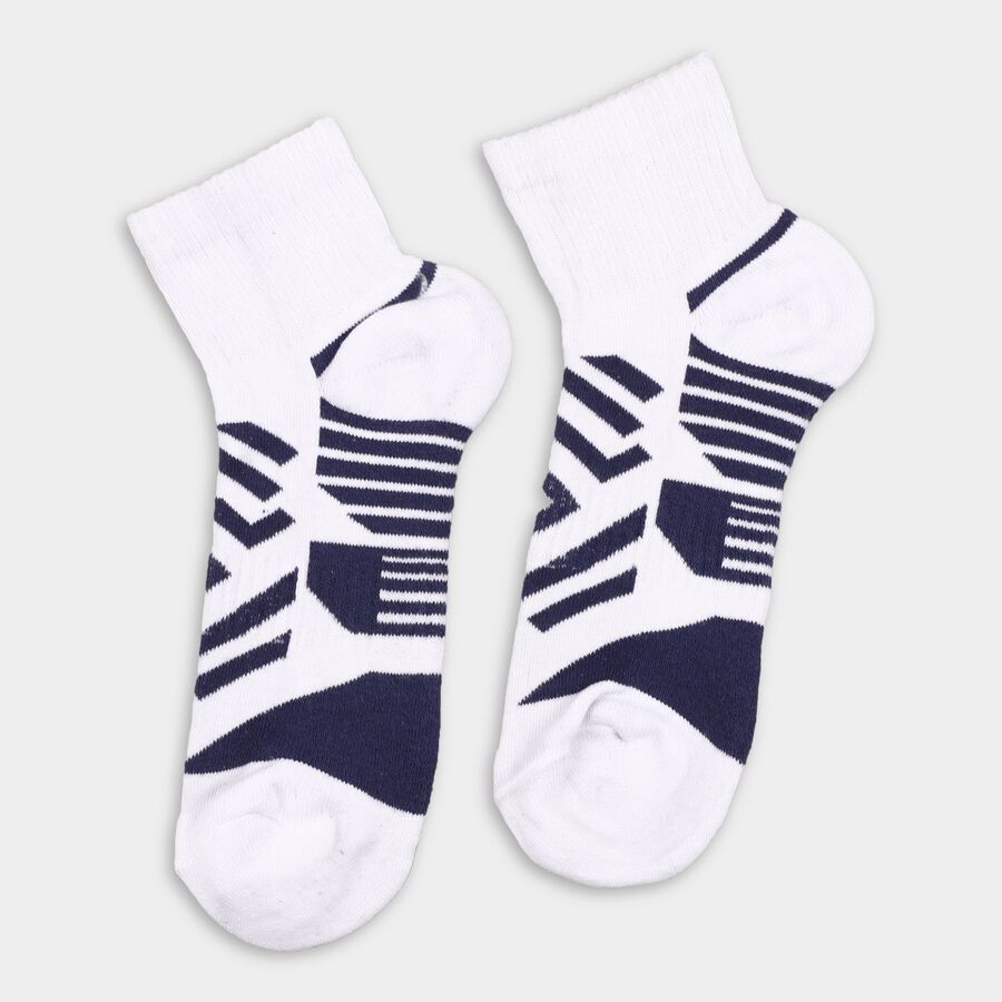 Men's Socks (Pack of 2), Mid Blue, large