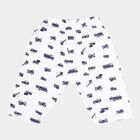 Infants Printed Elasticated Pyjama, Melange Light Grey, small image number null