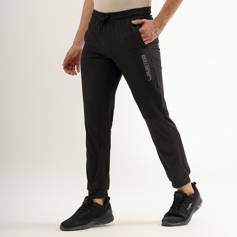 Men's Active Track Pants , Black, large image number null