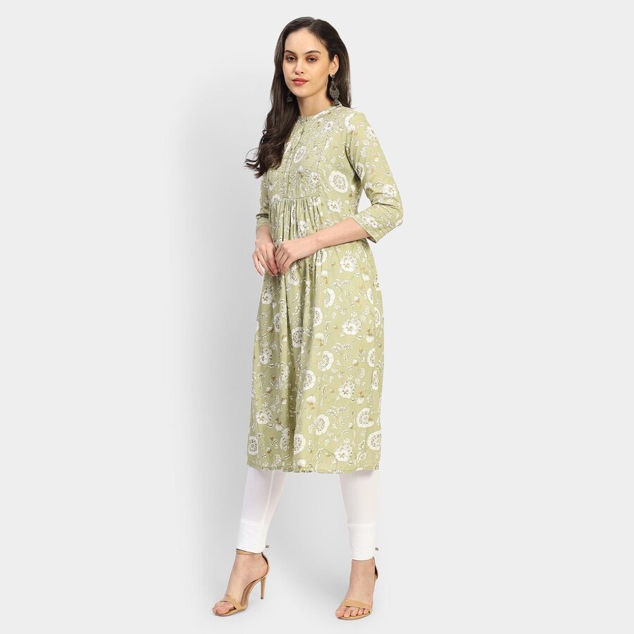 Ladies' Kurta, Olive, large image number null