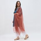 Women's Bright White Solid Dupatta, Pink, small image number null