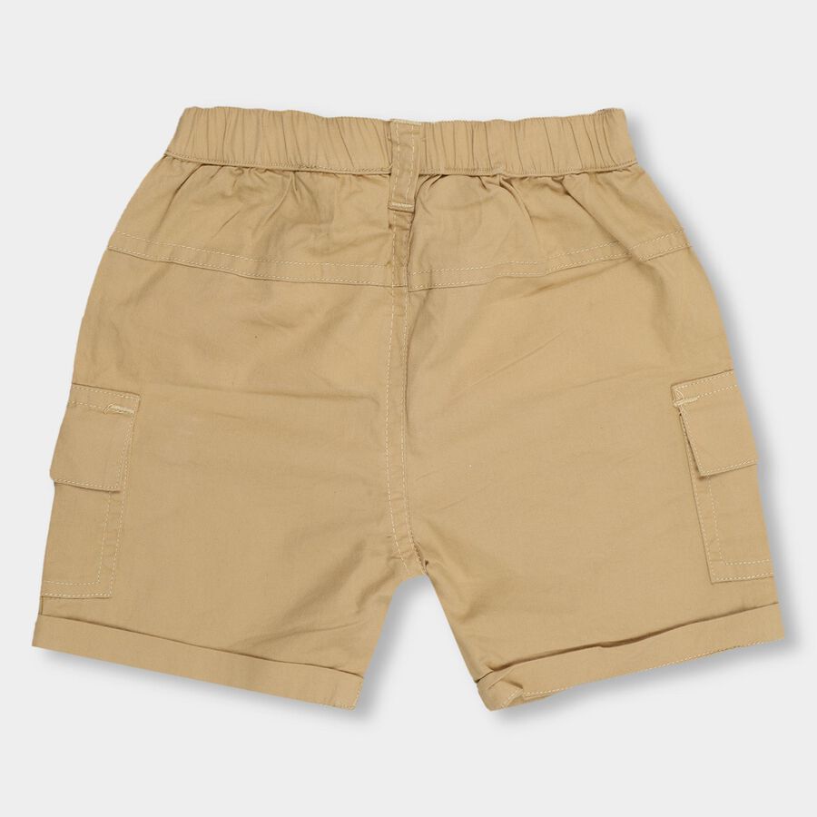 Infants' 100% Cotton Half Pant , Beige, large
