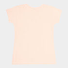 Girls Cotton T-Shirt, Light Pink, small image number null
