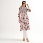 Ladies' 100% Cotton Kurta, Purple, small image number null