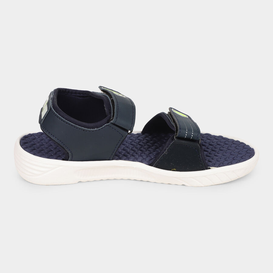 Men's Sandals, Navy Blue, large