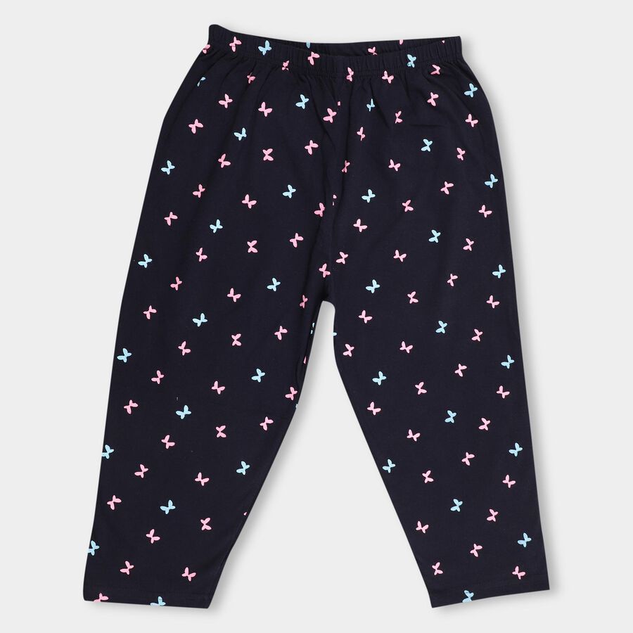 Girls' Pull Ups Capri, Navy Blue, large image number null