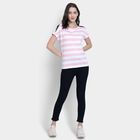 Ladies'  Stripes Top, गुलाबी, small image number null