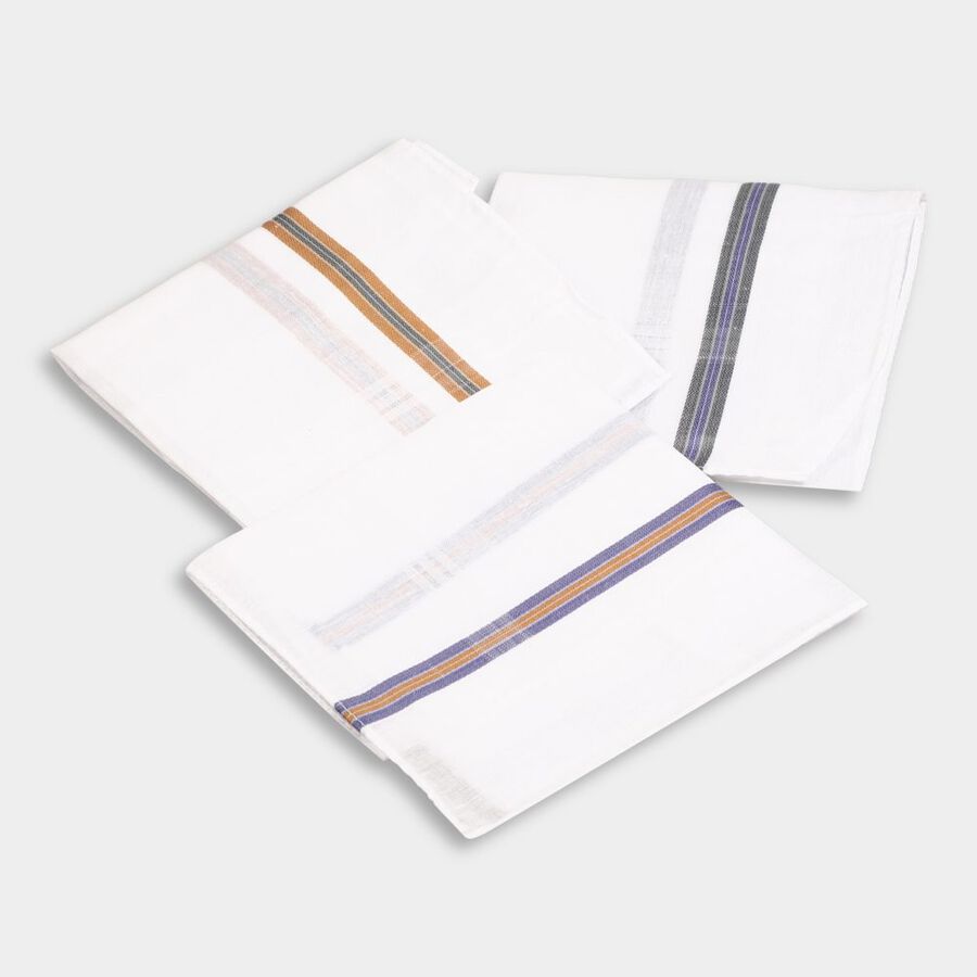 Men's Hanky, सफ़ेद, large image number null
