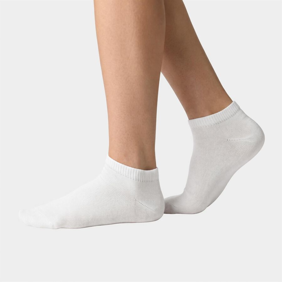 Men's Ankle Length Pack of 3 Socks ( Grey, White, Black ), मिश्रित हल्का ग्रे, large