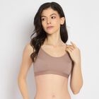Ladies' Bra , भूरा, small image number null