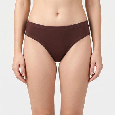 Women's Brown Regular Fit Panty