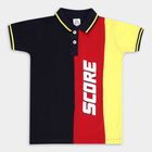 Boys' Cotton Half Sleeves T-Shirt, नेवी ब्लू, small image number null
