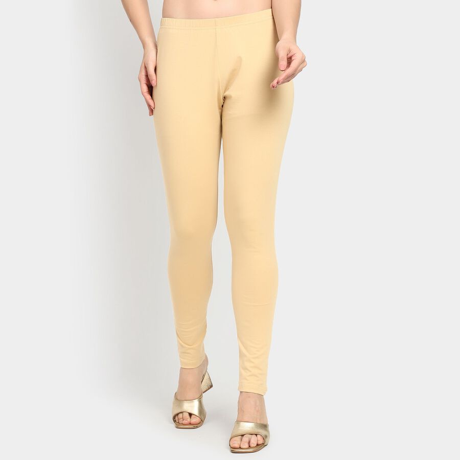 Ladies' Churidar, Khaki, large