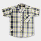 Boys' 100% Cotton Casual Shirt , नेवी ब्लू, small image number null