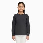 Girls' Thermal Upper, चारकोल, small image number null