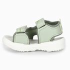 Boys' Green Velcro Strappy Sandals, Green, small