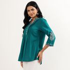 Ladies' Kurti, Dark Green, small image number null