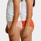 Girls' Coral Regular Fit Solid Panty, मूँगा (कोरल), small