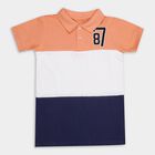 Boys' 100% Cotton Half Sleeves T-Shirt , नारंगी, small image number null