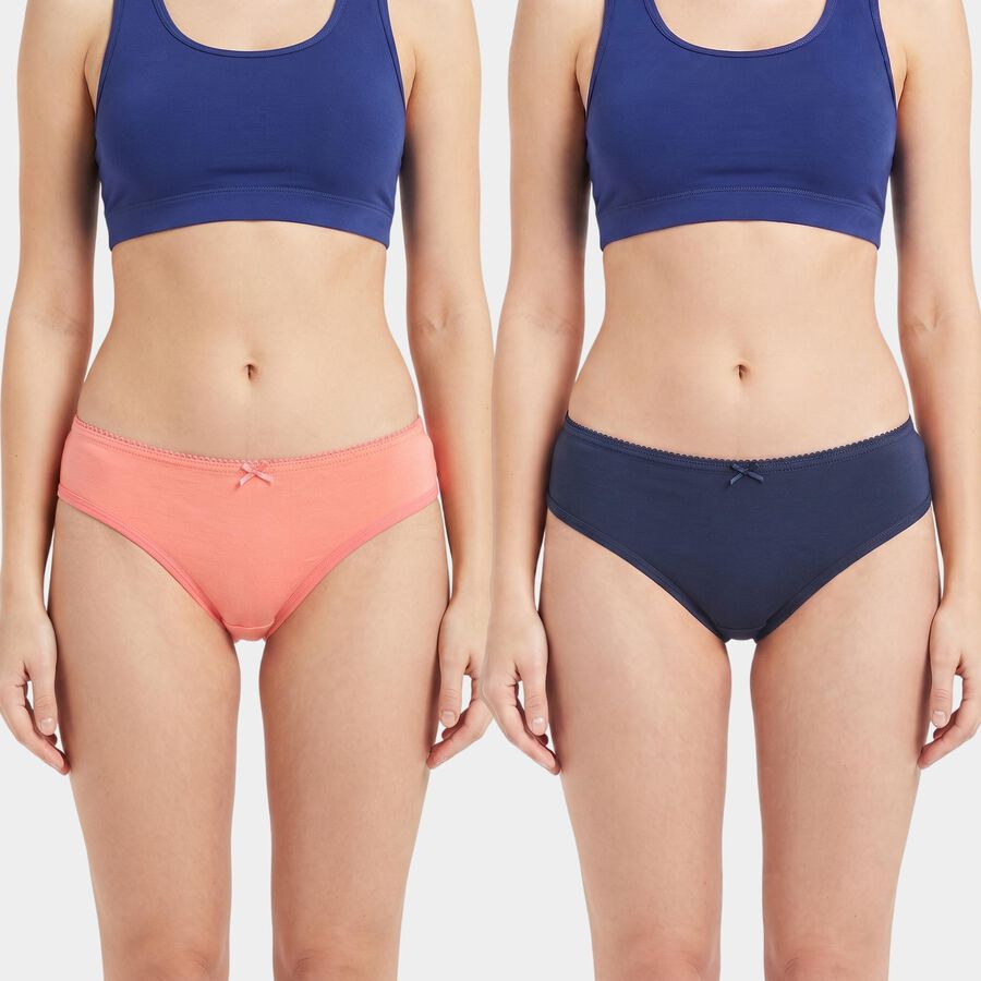 Women's Assorted Assorted Regular Fit Solid Panty, Assorted, large