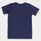 Boys Cotton T-Shirt, Navy Blue, small image number null