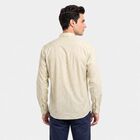 Men's Light Green Cotton Long Sleeve Casual Shirt, Light Green, small
