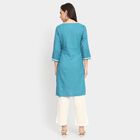 Ladies' Kurta, Mid Blue, small image number null