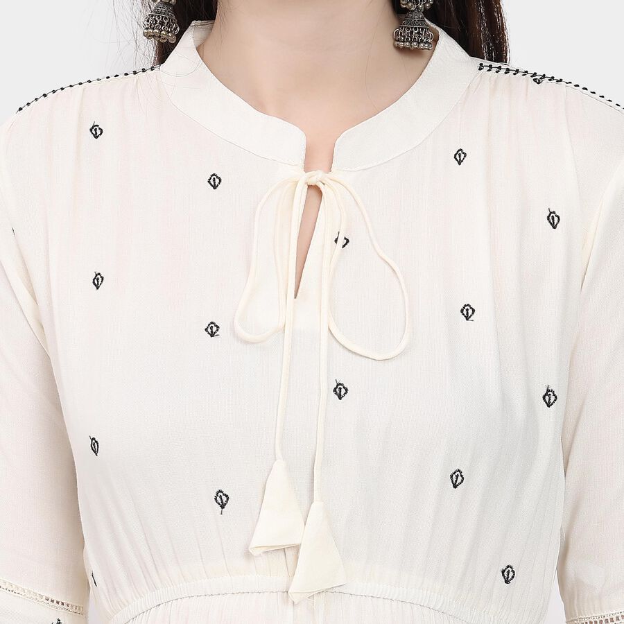 Ladies' Dress , White, large image number null