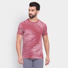 Men's 100% Cotton Round Neck Half Sleeves T-Shirt, Light Pink, small