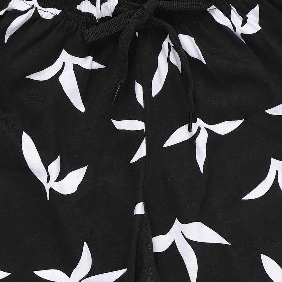 Boys' Black Regular Fit Cargo Style Bermuda Shorts, Black, large