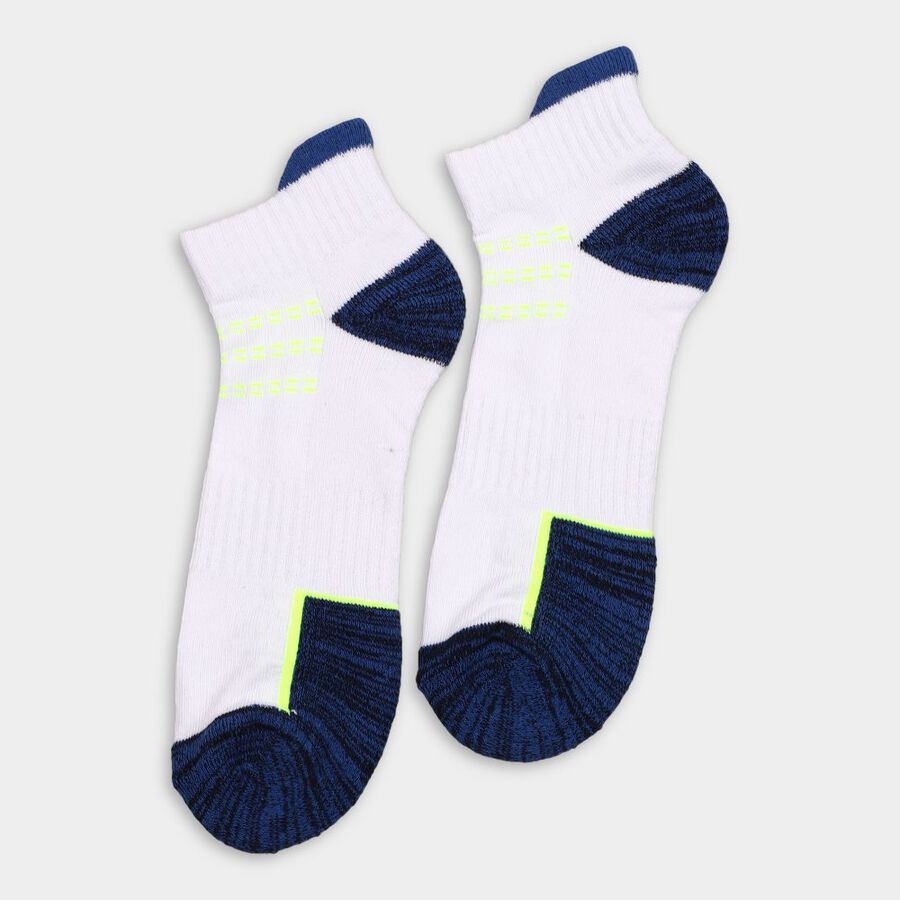 Men's Socks (Pack of 2), नेवी ब्लू, large