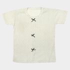 Girls White Round Neck Regular T-Shirt, सफ़ेद, small