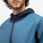 Men's Midnight Blue Hooded Casual Jacket, Mid Blue, small image number null