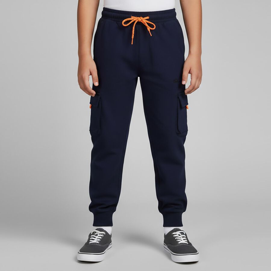 Boys' Winter Pyjama, नेवी ब्लू, large image number null